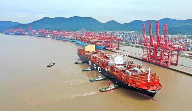 宁波舟山港5月集装箱运输生产平稳向好